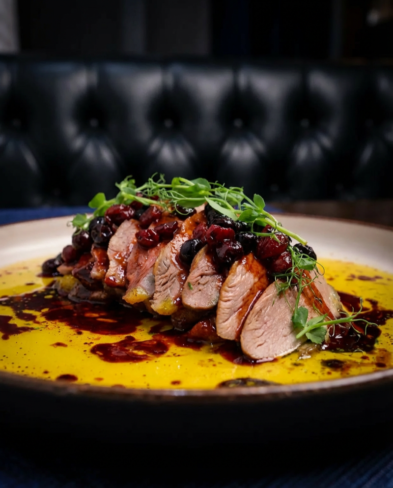 Pan Seared Duck Magret at Buena Vista, NYC